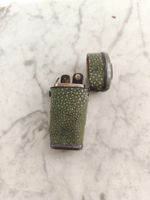 Nécessaire à couture en argent et galuchat (photo 3)