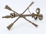 a metal object that has a bunch of arrows on it