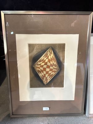 la photo d'une photo représentant un diamant dans un cadre