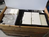a wooden box filled with many different types of electrical equipment