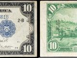 Cette image montre deux types différents de billets de banque.