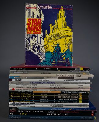 books stacked on top of each other on a table