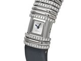 an image of a close up of a wrist watch with diamonds on it