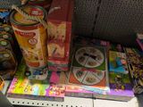 many different types of toys on the shelf in the store