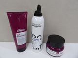 two different types of hair products sitting on a counter