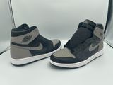 nike air jordan 1 mid black grey