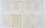 PASTEUR (Louis). Ensemble de 8 articles scientifiques, en édition...