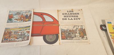 Rare dépliant sur les grandes heures de la 2 CV , on joint 1…