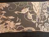 a picture of a piece of cloth with a design on it
