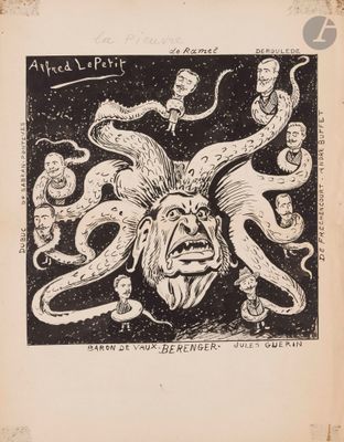 a black and white drawing of an octopus with tentacles around it