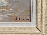 a picture of a painting on the wall of a building