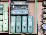 a box full of different types of luggage in it