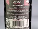 a bottle of wine with a label on it