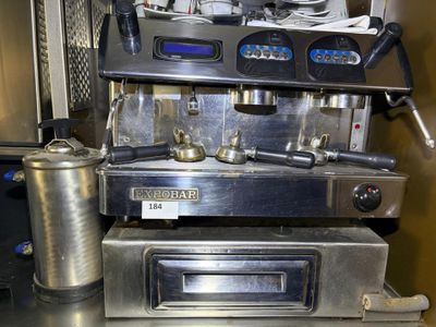 a coffee machine that is sitting on top of a counter
