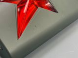 a red star on the back of a cell phone