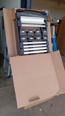 a cardboard box that is sitting on top of a carton