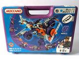 a box of legos with a purple handle on it