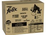 La boîte de nourriture pour chat Feix est posée sur une surface blanche.