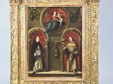 an image of a painting of a man and a woman in a gold frame