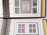 la photo d'un livre avec des timbres