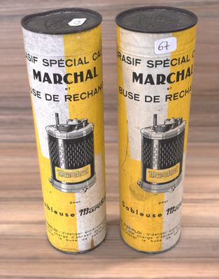 2 Charges d’abrasif pour sableuse de bougie MARCHAL