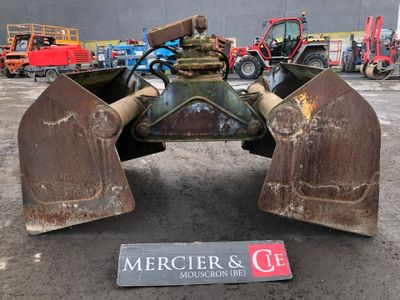 BENNE PRENEUSE HYDRAULIQUE - DIMENSIONS : 1500MM / 2000MM  - Tva récup - Photo 1