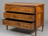 an image of a wooden chest of drawers with three drawers