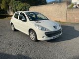 a picture of a small white car parked in a parking lot