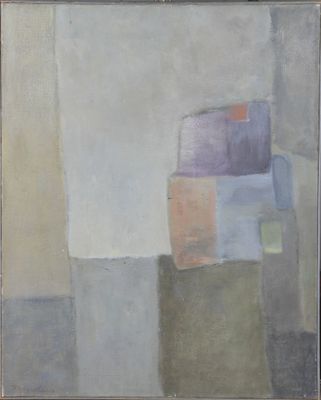 une image représentant un tableau où l'on voit un vase posé sur une table