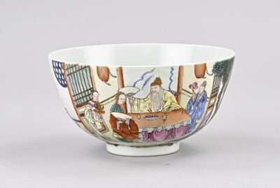une image représentant un bol avec une peinture à l'intérieur