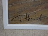 a picture of a picture of a painting with a name written on it