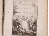 an old book with a picture of a man and a woman on it