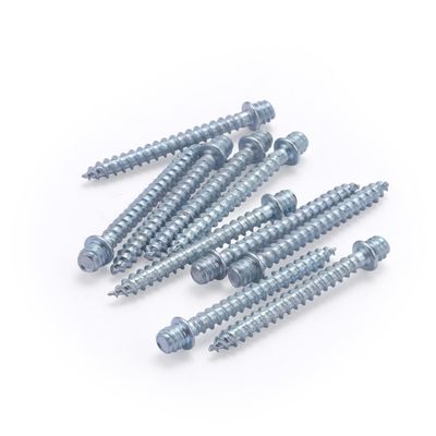 Lot de 10 - NT - Patte à vis à bois - M7x150 60mm - Acier zi…