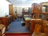 a room with a lot of furniture in it