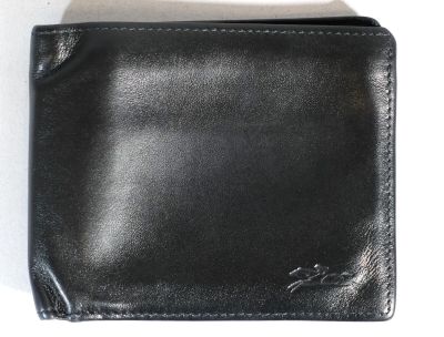LONGCHAMP Portefeuille en cuir noir
