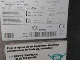 an image of a close up of a machine with a label on it