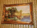 a picture of a painting hanging on the wall