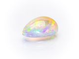 an oplite stone with a white background