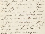 une lettre manuscrite du président des états-unis