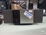 a radio sitting on top of a table in a store