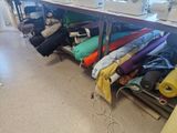 many different types of fabrics on the table