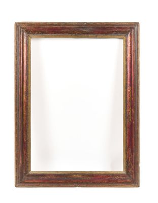 a close up of a picture frame on a white background