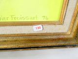 une photo d'une photo d'un tableau sur le mur