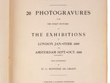 an old book opened to show a photograph of the exhibition