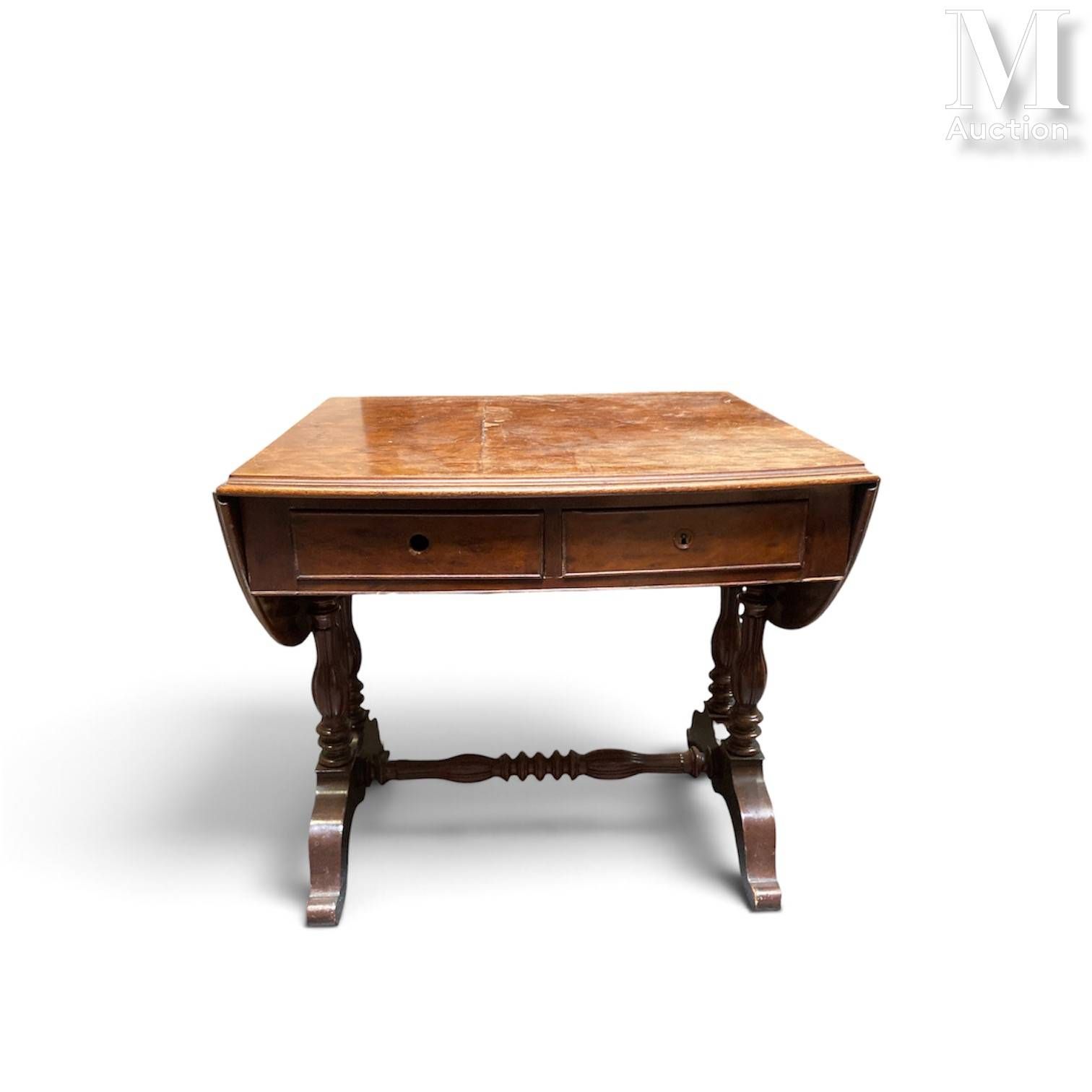 Table à volet de la fin du XIXe