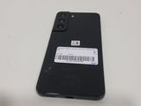 the back of a black iphone with a barcode on it