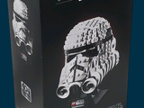a box with a lego star wars stormtrooper helmet on it