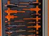 a bunch of tools that are in a box