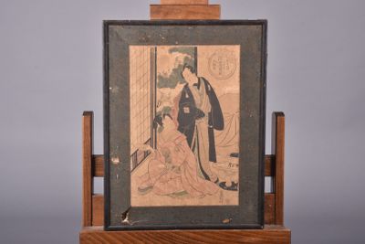 an image of a picture of a man and a woman in a room