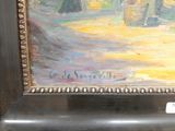 a picture of a painting on display in a museum
